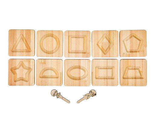 Игра по системе Монтессори Модули Фигуры - Smiledecor фото 2