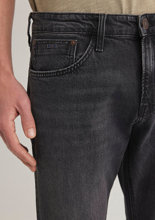 Jake Classic Denim Koyu Gri Jean Pantolon - Mavi фото 6