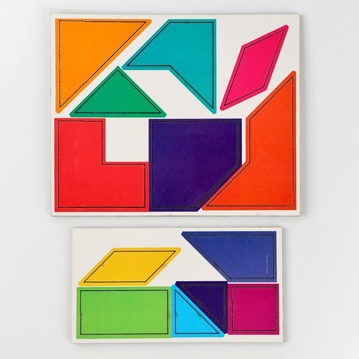 Головоломка деревянная для детей «Повтори по образцу. Умные машинки», 13 деталей, 18 схем