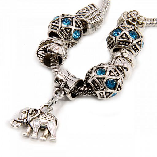 Браслет Пандора Голубым фианит символ карьерного роста и налаживания отношений