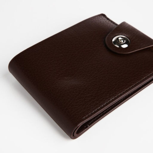 Портмоне на магните, отдел для купюр, карт, монет, цвет коричневый - Simaland фото 3