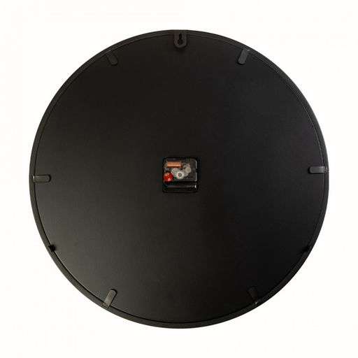 Часы настенные, интерьерные, бесшумные, d-50 см, зеркало, черные