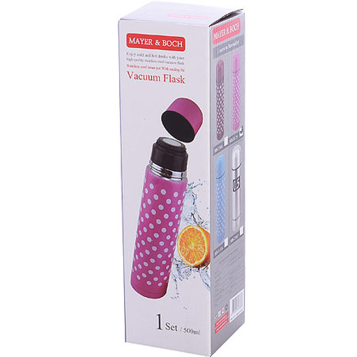 31123 Термос 500мл нерж. розовый MB (х24) - Mayer&boch фото 3