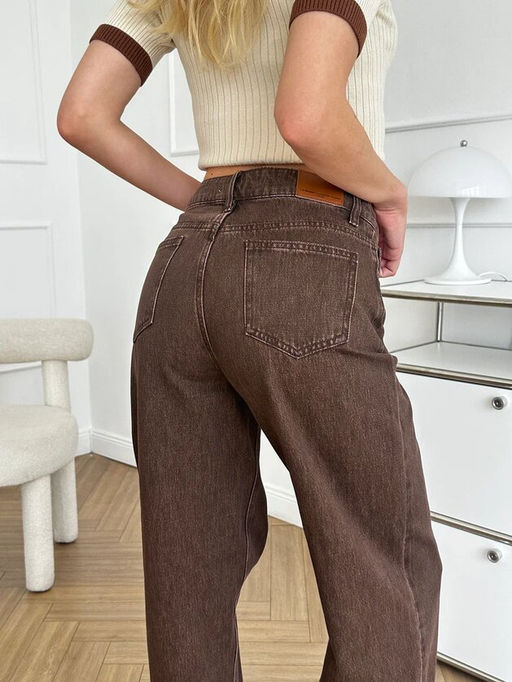 Джинсы жен. P222-0134-1 brown - Primm фото 14