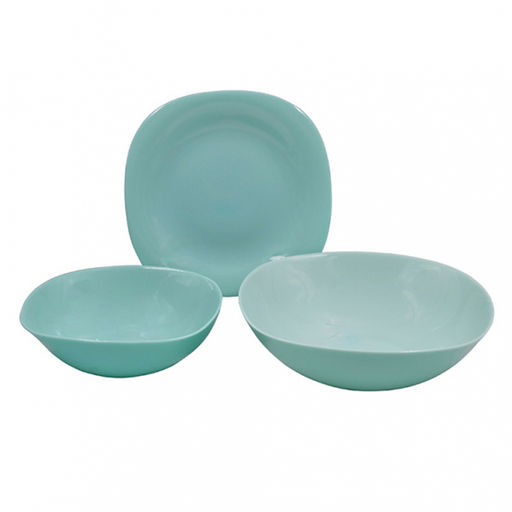 Сервиз столовый 13 пр Lavenir "Square soft color" 400/1150 мл, арт. 13PCS SQ GREEN арт. 701310