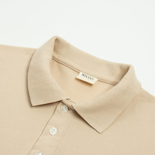 Футболка поло мужская MINAKU REGULAR FIT: бежевая, р-р 46