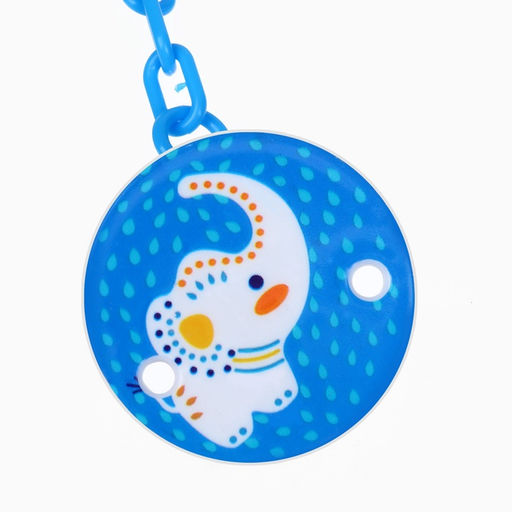 Пустышка ортодонтическая, с колпачком и держателем, от 0 мес.