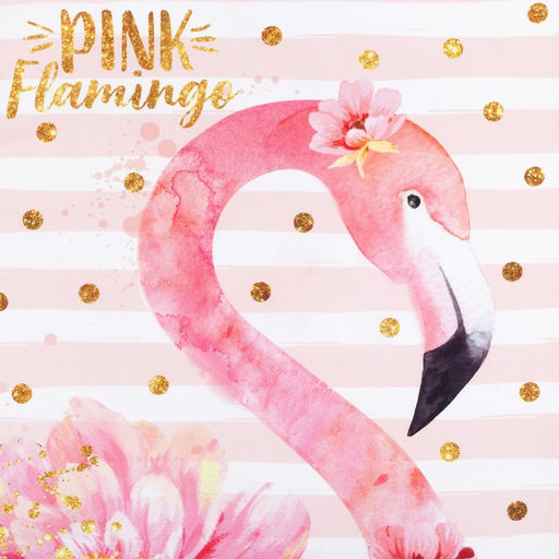 Полотенце Этель Pink flamingo 40х67 см, 100% хлопок, саржа 190 гр/м2  фото 4