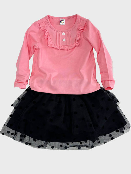 Футболка (лонгслив) UD 1145 розовый - Mini maxi фото 6