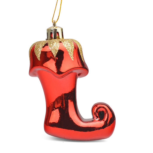 Новогоднее подвесное украшение из полистирола в ассортименте, набор из 19 штук (шар: 7 см - 3 шт, 6 см - 16 шт) / 5,8x23,2x34,8см.