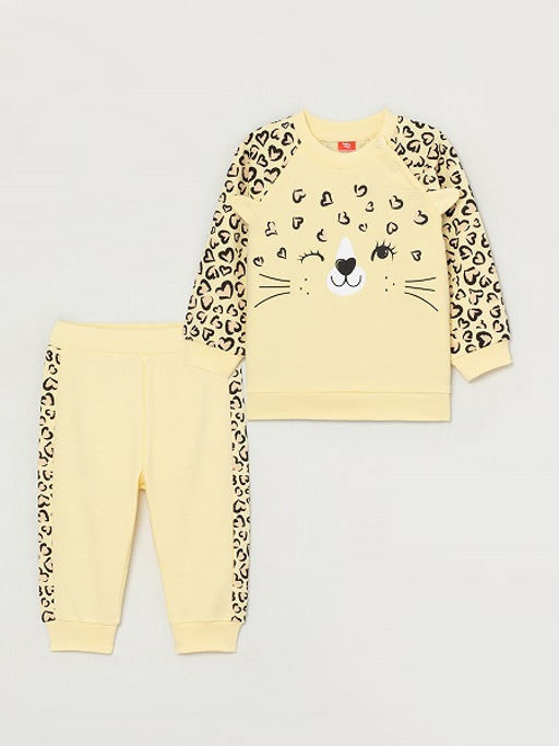 CRB wear/CWNG 90062-30-299 Комплект для девочки (джемпер, брюки), светло-желтый/Ex.Cherubino фото 6