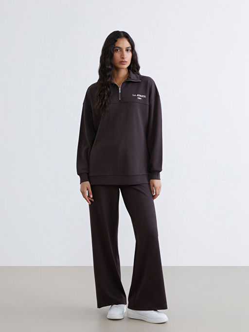 L.A. Athletic Nak??l? Kad?n Kal?n Sweatshirt Tunik