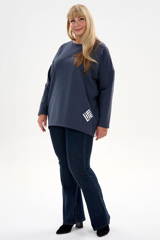 Кофта футер life дл/р