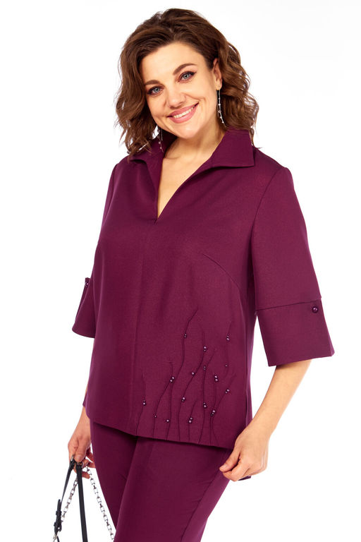 Костюм Olga Style С987-Р бургунди