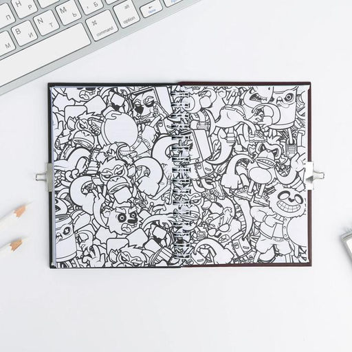 Анкета в твердой обложке на замочке ВСЕ ОБО МНЕ, А6 40 л - Artfox фото 21