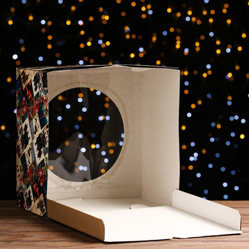 Кондитерская упаковка с окном Советская, 30 х 30 х 19 см - UPAK LAND фото 3