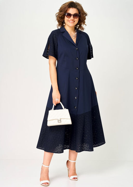 Платье EVA GRANT 7216 синий