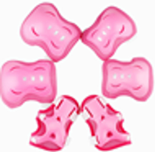 Защита для катания на роликах и велосипеде 6 предметов. 6-18лет / Yan-Fat-P /уп 100/ розовый - Галеонтрейд фото 2