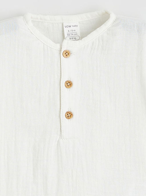 Hakim Yaka Erkek Bebek M?slin G?mlek