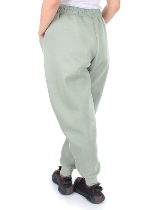 5663 MENTHOL Брюки спортивные женские с начесом (50% хлопок, 50% полиэстер) - Фабричный китай фото 5