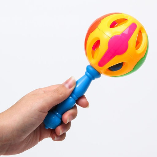 Погремушка Яркий маракас, 17 см, цвет МИКС, Крошка Я  фото 5