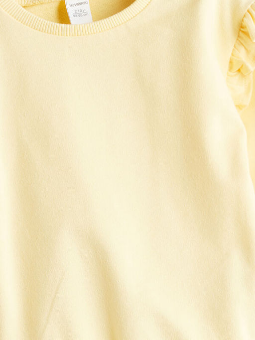 Bisiklet Yaka K?z ?ocuk Sweatshirt