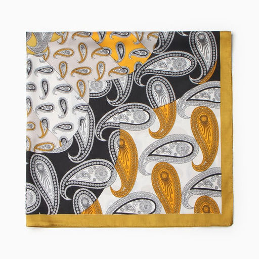 Платок женский MINAKU, размер 70×70 см, горчичный