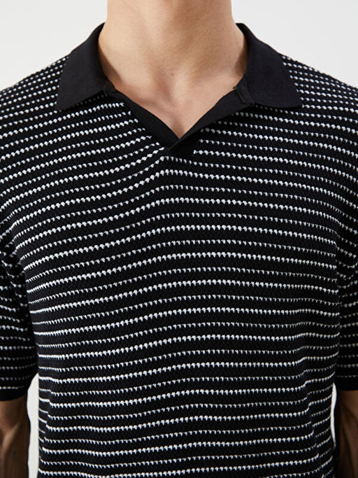 Polo Yaka ?izgili Erkek Ti??rt