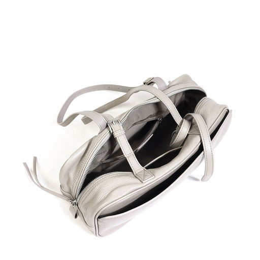 Женская сумка, кожа, MIRONPAN 521218 Светло-серый