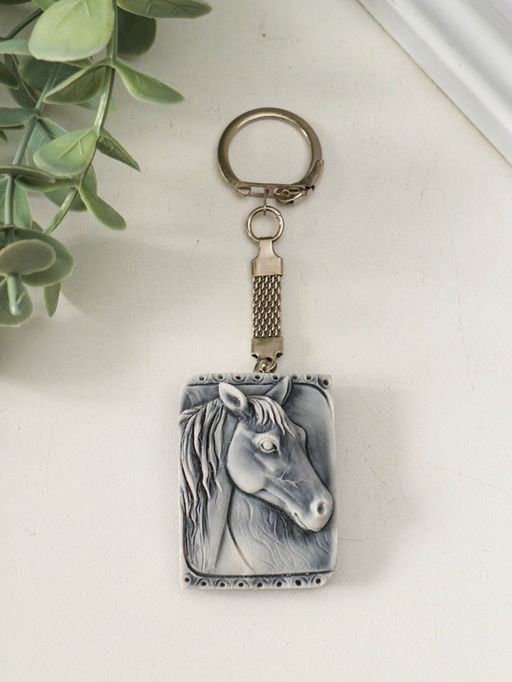 Брелок "Голова лошади (барельеф)" 4 см