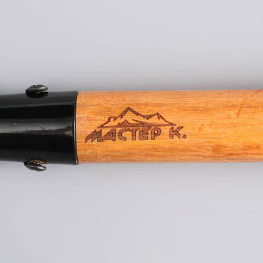 Лопата туристическая «Мастер К» штыковая, 37 см, черная, дерево