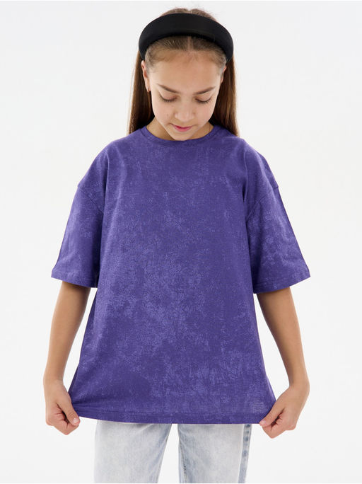 Футболка Винтаж фиолет Девочка - София фото 13