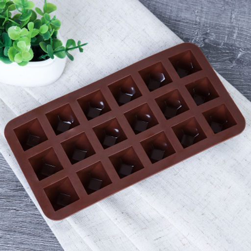 Форма силиконовая для льда и конфет 18 ячеек / HL-212 / уп 300/ 17,8*9,5*1,7 см/0,040/Алмаз - Галеонтрейд фото 2