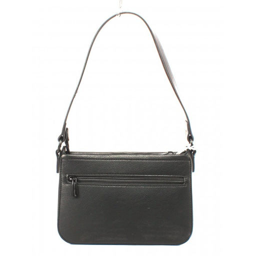 Сумка женская искусственная кожа DJ-СМ 7423-BLACK, 1отд, плечевой ремень, черный SALE 265260 - Adelia фото 2