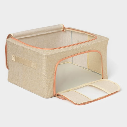 Кофр для хранения вещей Доляна Моне, 392920 см, бежевый фото 6