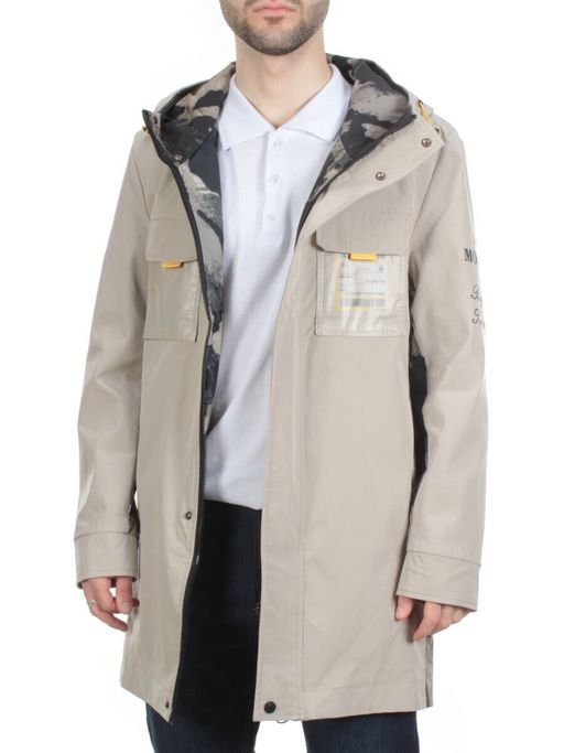 A10 BEIGE Куртка мужская демисезонная FASHION (100% полиэстер) фото 7