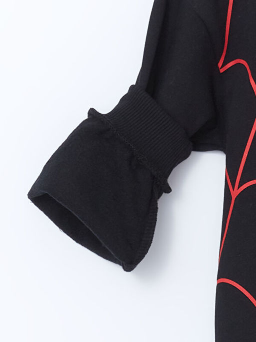 Bisiklet Yaka Spiderman Bask?l? Erkek ?ocuk Sweatshirt - Waikiki фото 2