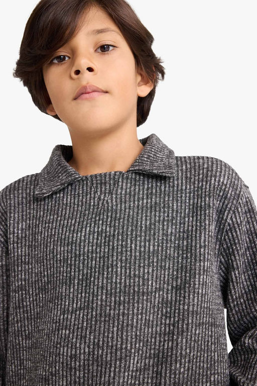 Polo Yaka Sweatshirt Erkek _ocuk - Defacto фото 6