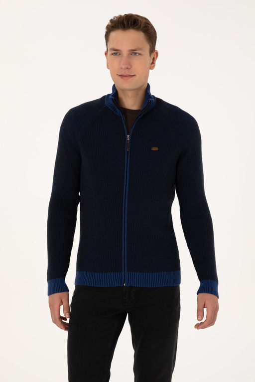 Erkek Lacivert Triko H_rka