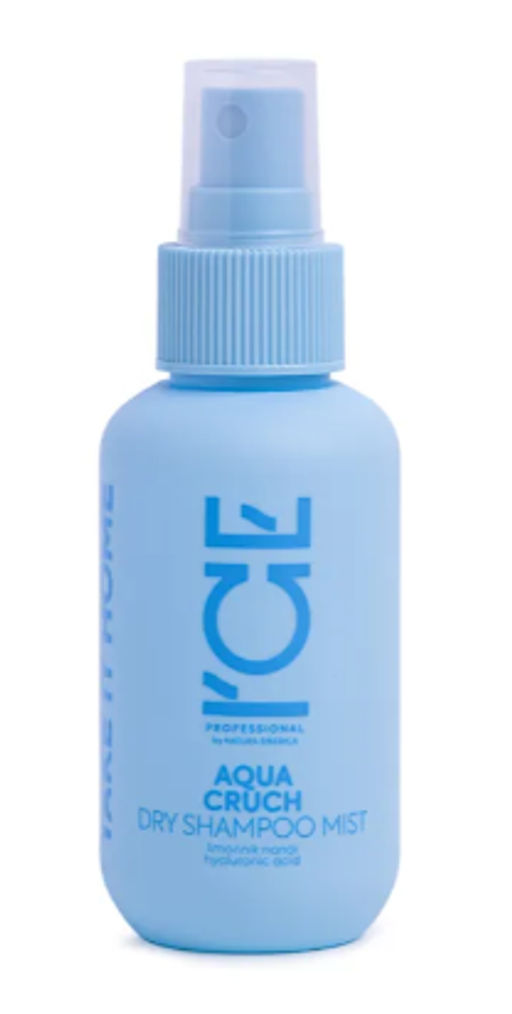 "NS" ICE Professional/ Home/ Aqua Cruch/ Шампунь-спрей Жидкий сухой д/волос 100мл