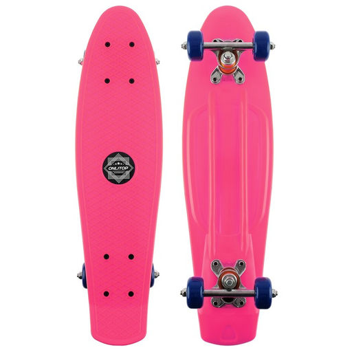 Скейтборд ONLITOP, 56x15 см, колёса PVC 50 мм, ABEC 7, алюминиевая рама, цвет МИКС  фото 5