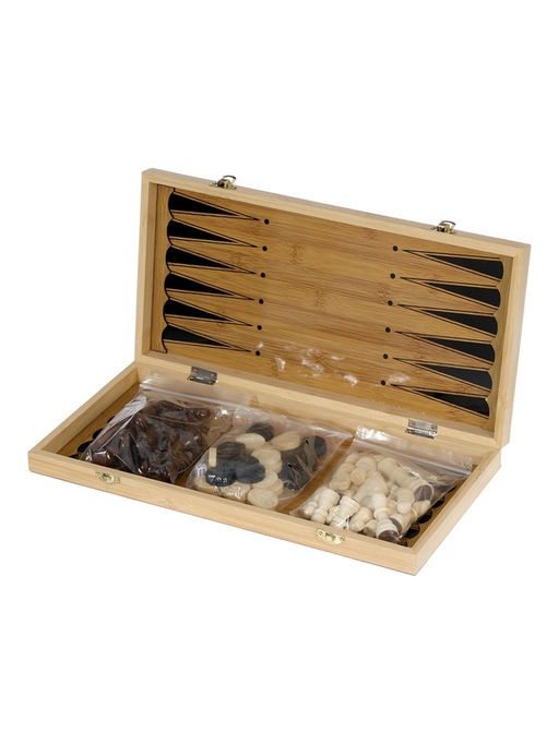 Настольная игра 3 в 1 «Король»: нарды, шахматы, шашки, 39×39 см