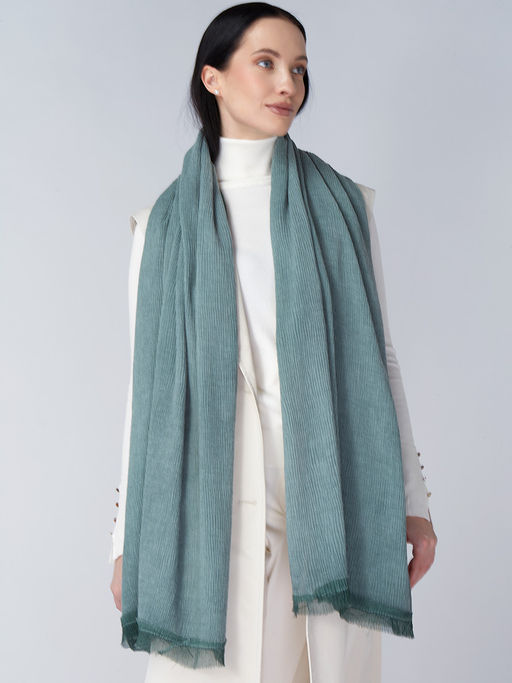 Палантин ВИСКОЗА с ШЕЛКОМ - Tantino фото 13