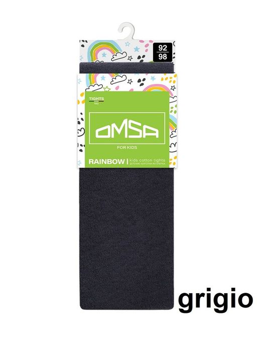 OMSA kids Collant 11С02-3 гладь без пятки - grigio scuro