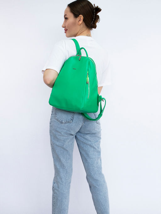 LACCOMA рюкзак Алекса-Ф826-изумрудный эко кожа хлопок