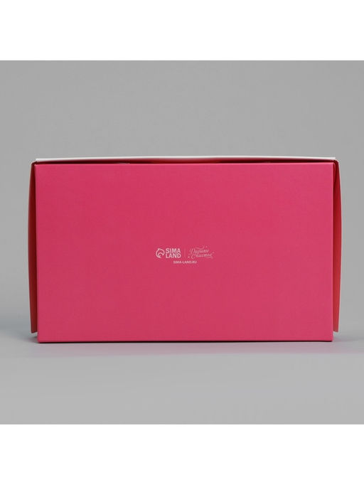 Цена за 5 шт. Кондитерская упаковка, коробка с ламинацией «Мазки», 20 х 12 х 4 см