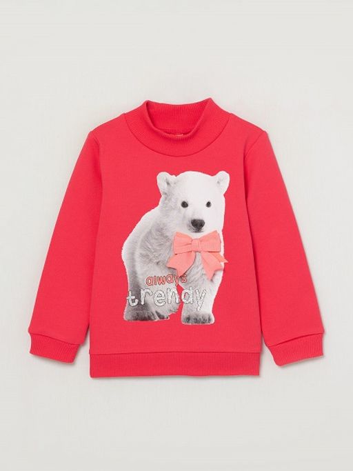 CRB wear/CWKG 62825-25-284 Водолазка для девочки, малиновый/Ex.Cherubino