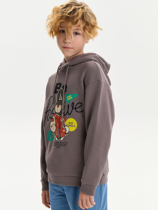 PELICAN, толстовка для мальчиков, Серый фото 3