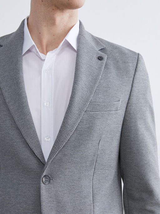 Slim Fit Erkek Blazer Ceket