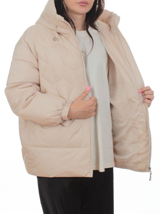 2309 BEIGE Куртка зимняя женская (200 гр. холлофайбер)